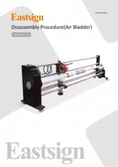 Disassembly Procedure of Air Bladder - Roll Slitter