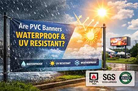 Are PVC Banners Waterproof and UV Resistant?