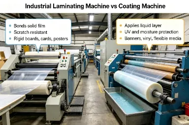 Industrial Laminating Machine vs Coating Machine: Differences and Applications