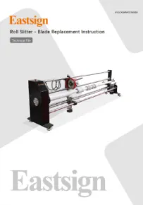 Roll Slitter - Blade Replacement Instruction
